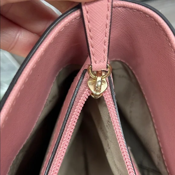 Michael Kors Pink and Beige Tote Bag - Picture 15 of 15